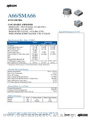 SMA66 datasheet pdf Tyco Electronics