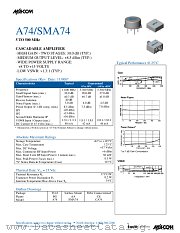 SMA74 datasheet pdf Tyco Electronics