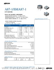SMA87-1 datasheet pdf Tyco Electronics