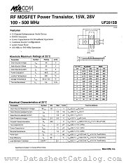 UF28156 datasheet pdf Tyco Electronics