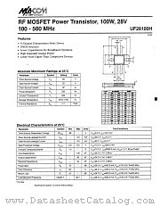 UF281OOH datasheet pdf Tyco Electronics