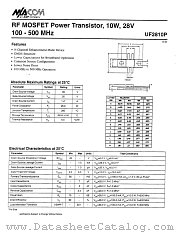 UF281OP datasheet pdf Tyco Electronics