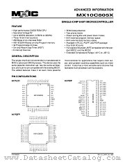 MX10C805X datasheet pdf Macronix International