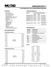 MX23C3211MC-10 datasheet pdf Macronix International