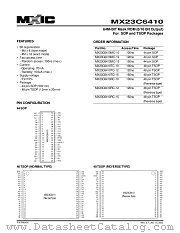 MX23C6410TC-15 datasheet pdf Macronix International