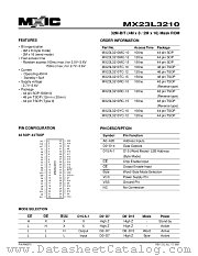 MX23L3210RC-12 datasheet pdf Macronix International