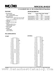 MX23L6422MC-12 datasheet pdf Macronix International