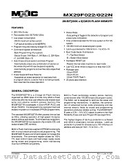 MX29F022TQC-12 datasheet pdf Macronix International