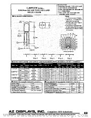 L-809SRSGW datasheet pdf Marktech Optoelectronics