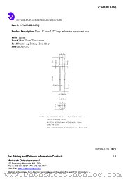 LC369MBL1-15Q datasheet pdf Marktech Optoelectronics