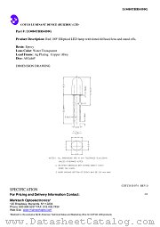 LO484THR4-B0G datasheet pdf Marktech Optoelectronics