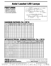 MT144A-RG datasheet pdf Marktech Optoelectronics