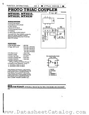 MT30220 datasheet pdf Marktech Optoelectronics