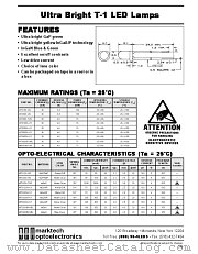MT2103-UG datasheet pdf Marktech Optoelectronics