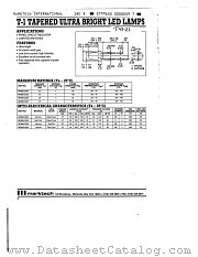 MT600-CUG datasheet pdf Marktech Optoelectronics