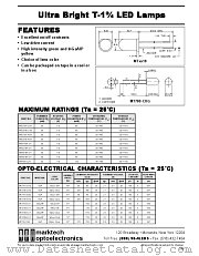 MT2318-CUG datasheet pdf Marktech Optoelectronics