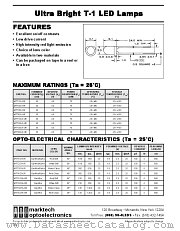 MT7203-UR datasheet pdf Marktech Optoelectronics