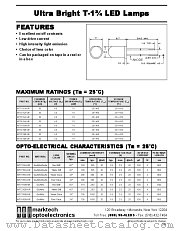 MT7115B-UR datasheet pdf Marktech Optoelectronics