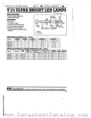 MT820-UR datasheet pdf Marktech Optoelectronics