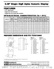 MTAN4139-AO datasheet pdf Marktech Optoelectronics