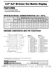 MTAN6420-G datasheet pdf Marktech Optoelectronics
