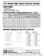 MTAN7123M-42C datasheet pdf Marktech Optoelectronics