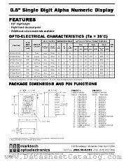 MTAN4180-AO datasheet pdf Marktech Optoelectronics