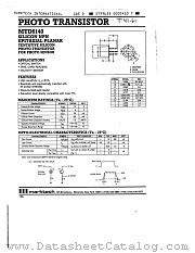 MTD6140 datasheet pdf Marktech Optoelectronics
