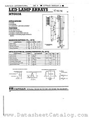 MTG613A datasheet pdf Marktech Optoelectronics