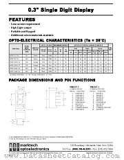 MTN2132-12C datasheet pdf Marktech Optoelectronics