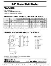 MTN3300-CG datasheet pdf Marktech Optoelectronics