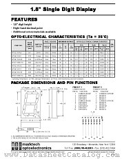 MTN4118-AHR datasheet pdf Marktech Optoelectronics