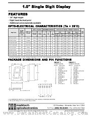 MTN2125-24A datasheet pdf Marktech Optoelectronics