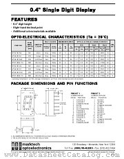 MTN7140M-11C datasheet pdf Marktech Optoelectronics