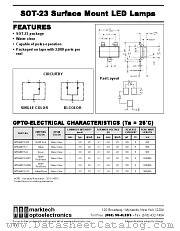 MTSM4515-YG datasheet pdf Marktech Optoelectronics
