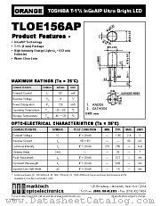 TLOE156AP datasheet pdf Marktech Optoelectronics