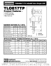 TLOE17TP datasheet pdf Marktech Optoelectronics