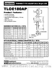 TLOE180AP datasheet pdf Marktech Optoelectronics