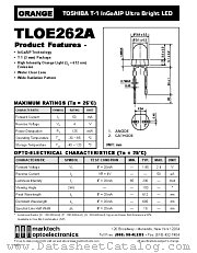 TLOE262A datasheet pdf Marktech Optoelectronics