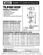TLPGE183P datasheet pdf Marktech Optoelectronics