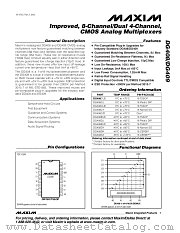 DG408 datasheet pdf MAXIM - Dallas Semiconductor