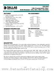 DS1050X-010 datasheet pdf MAXIM - Dallas Semiconductor