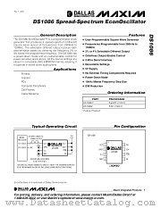 DS1086 datasheet pdf MAXIM - Dallas Semiconductor