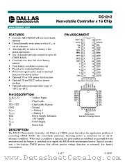 DS1212 datasheet pdf MAXIM - Dallas Semiconductor