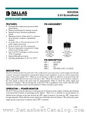 DS1233A datasheet pdf MAXIM - Dallas Semiconductor