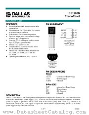 DS1233M datasheet pdf MAXIM - Dallas Semiconductor