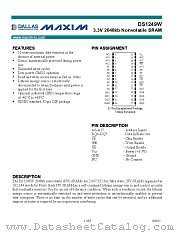 DS1249W-150 datasheet pdf MAXIM - Dallas Semiconductor