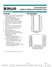 DS1251P datasheet pdf MAXIM - Dallas Semiconductor