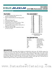 DS1265W datasheet pdf MAXIM - Dallas Semiconductor