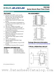 DS1306 datasheet pdf MAXIM - Dallas Semiconductor